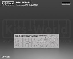 Kitsworld Kitsworld 1:72 Paint Mask Junkers Ju87B-2/R-2 Stuka 